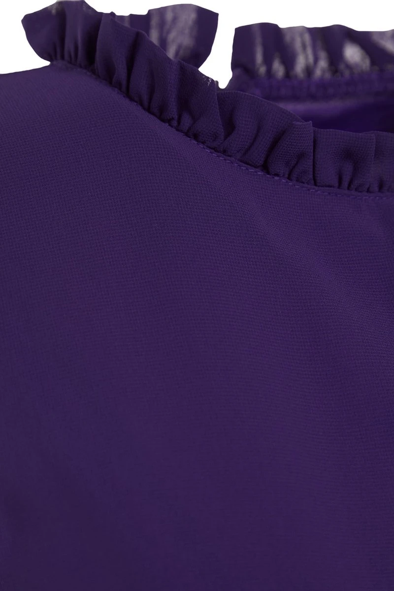 Trendyol Vrouwen Standaard Mouw Staande Kraag A-lijn Jurk 10 Trendyol Vrouwen Standaard Mouw Staande Kraag A-lijn Jurk - Afbeelding 8