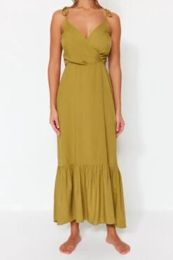 Trendyol Vrouwen Standaard Mouw Lieve Schat Ruche Zoom Jurk -Trendyo Trendy Winkel 800x1200 1465