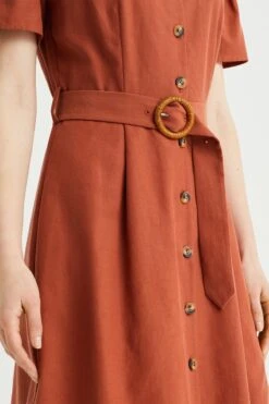 WE Fashion Dames Jurk Met Ceintuur -Trendyo Trendy Winkel 800x1200 1470