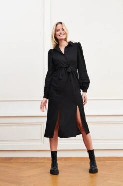 Lofty Manner Jurk Dress Loreen Mw45 1 Black Dames Maat - M -Trendyo Trendy Winkel 800x1200 1476