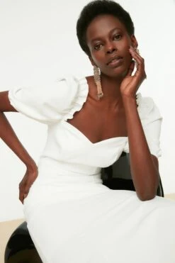 Trendyol Vrouwen Ballon Mouw Lieve Schat Basis Jurk -Trendyo Trendy Winkel 800x1200 1508