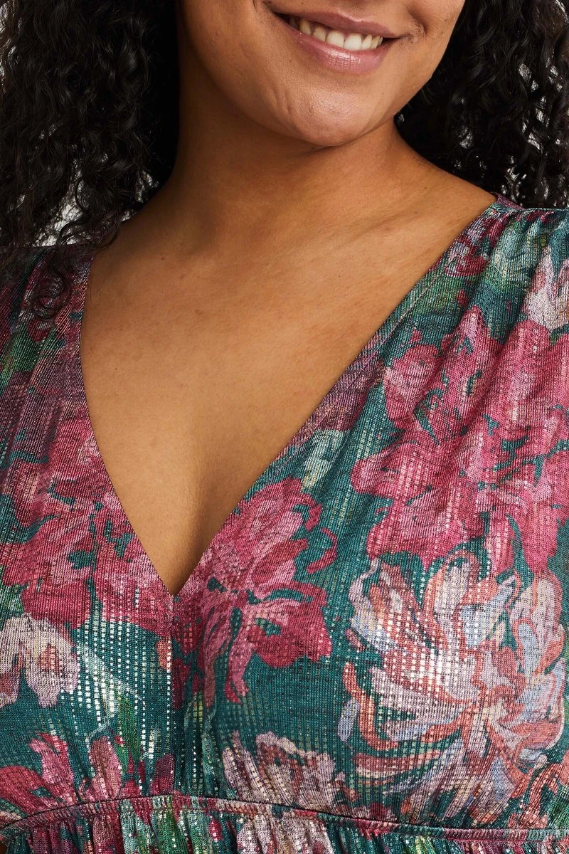 WE Fashion Dames Maxi-jurk Met Dessin 7 WE Fashion Dames Maxi-jurk Met Dessin - Afbeelding 5