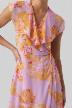 Vero Moda Jurk Vmhope Dino Sl Long Dress Wvn Ce 10287719 Orchid Bloom/hope Dames Maat - M -Trendyo Trendy Winkel 800x1200 159