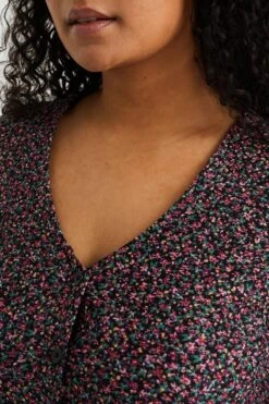 WE Fashion Dames Jurk Met Dessin - Curve -Trendyo Trendy Winkel 800x1200 1590