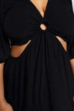 Trendyol Vrouwen Standaard Mouw V-hals A-lijn Plus Size Jurk -Trendyo Trendy Winkel 800x1200 1598