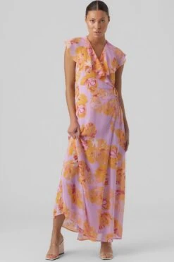 Vero Moda Jurk Vmhope Dino Sl Long Dress Wvn Ce 10287719 Orchid Bloom/hope Dames Maat - M -Trendyo Trendy Winkel 800x1200 160