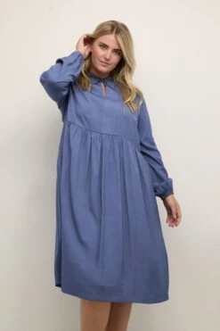 Kaffe Curve KCSimma Midi Dress Dames Jurk - Maat 50 -Trendyo Trendy Winkel 800x1200 1621