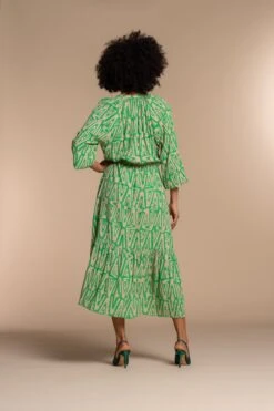Geisha - Jurk - Groen -Trendyo Trendy Winkel 800x1200 1628