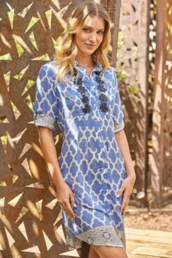 David Romina Jurk Blauw L -Trendyo Trendy Winkel 800x1200 1635