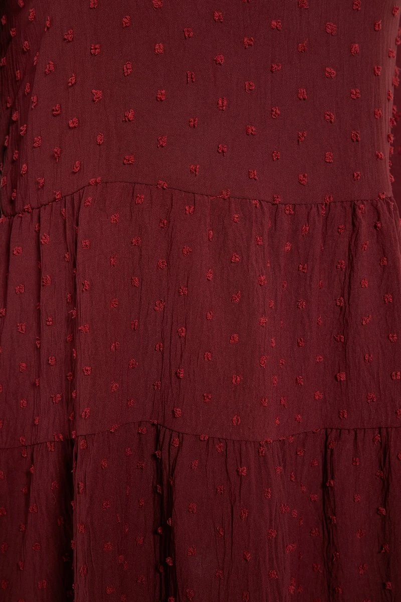 Trendyol Vrouwen Ballon Mouw V-hals Verschuiving Jurk 12 Trendyol Vrouwen Ballon Mouw V-hals Verschuiving Jurk - Afbeelding 10