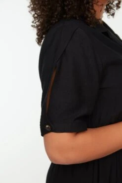 Trendyol Vrouwen Standaard Mouw Kraag A-lijn Plus Size Jurk -Trendyo Trendy Winkel 800x1200 1749