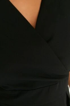 Trendyol Vrouwen Ballon Mouw Cache-coeur Basis Grote Maten Jurk -Trendyo Trendy Winkel 800x1200 1755