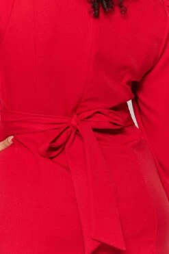 Trendyol Vrouwen Ballon Mouw Vierkante Kraag Verschuiving Grote Maten Jurk -Trendyo Trendy Winkel 800x1200 1761