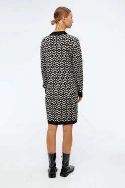 OBJECT OBJTHESS L/S JACQUARD KNIT DRESS Dames Jurk - Maat M -Trendyo Trendy Winkel 800x1200 192
