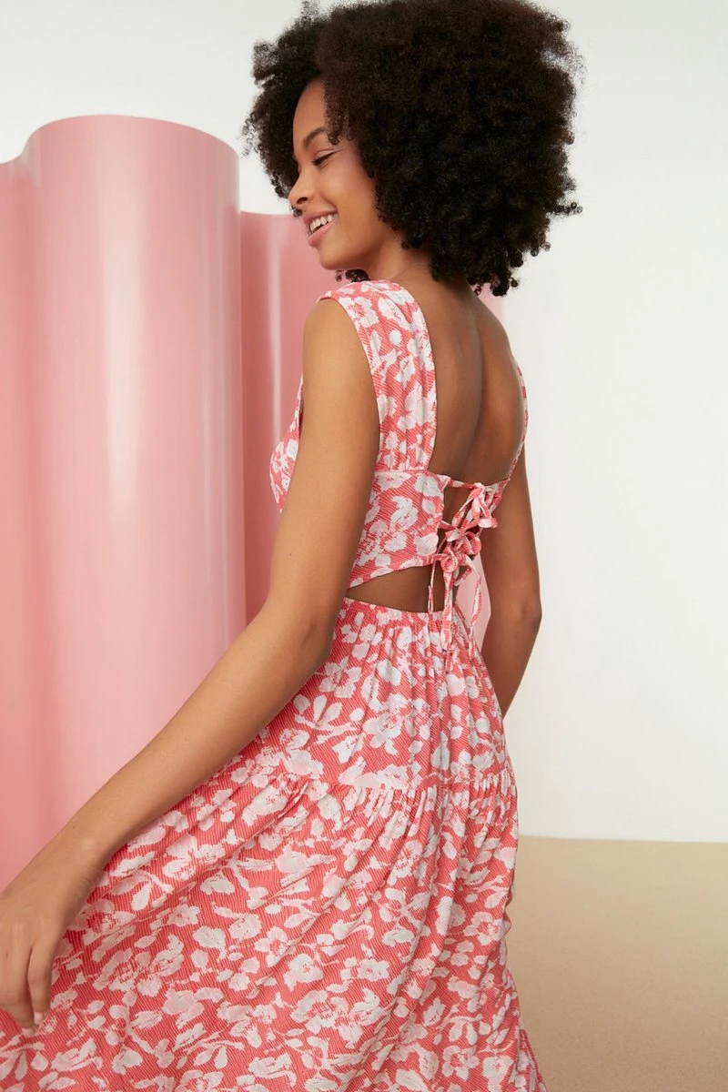 Trendyol Vrouwen Standaard Mouw Ronde Hals Schaatser Jurk 3 Trendyol Vrouwen Standaard Mouw Ronde Hals Schaatser Jurk