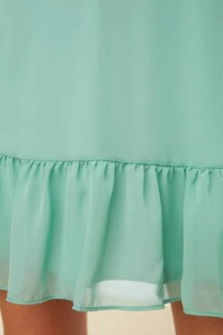 Trendyol Vrouwen Standaard Mouw Staande Kraag A-lijn Jurk -Trendyo Trendy Winkel 800x1200 291