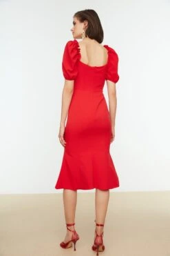 Trendyol Vrouwen Ballon Mouw Lieve Schat Basis Jurk -Trendyo Trendy Winkel 800x1200 354