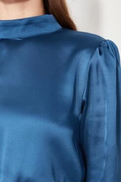 Trendyol Vrouwen Standaard Mouw Staande Kraag Omslag Jurk -Trendyo Trendy Winkel 800x1200 419