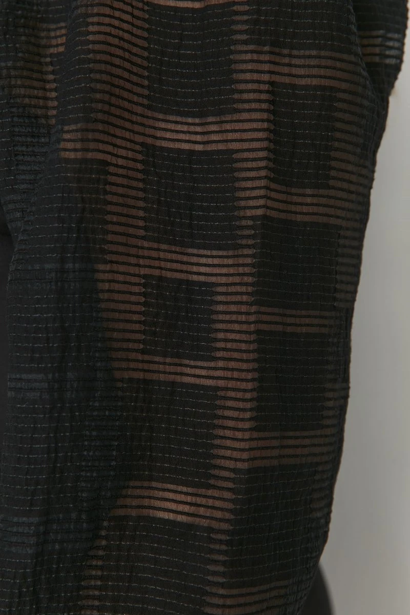 Trendyol Vrouwen Ballon Mouw Ronde Hals A-lijn Plus Size Jurk 7 Trendyol Vrouwen Ballon Mouw Ronde Hals A-lijn Plus Size Jurk - Afbeelding 5