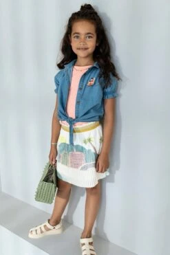 Like Flo Fancy Plisse Dress Jurken Meisjes - Rok - Jurk - Multi - Maat 128 -Trendyo Trendy Winkel 800x1200 44