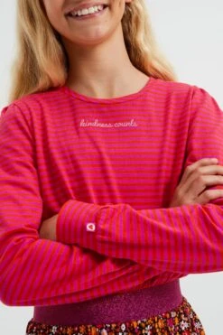 WE Fashion Meisjes Jurk Met Dessin En Embroidery -Trendyo Trendy Winkel 800x1200 48