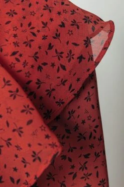 Colourful Rebel Penny Ditzy Floral Jurk Oranje Dames - Wijduitlopende Fit - Polyester - XS -Trendyo Trendy Winkel 800x1200 501