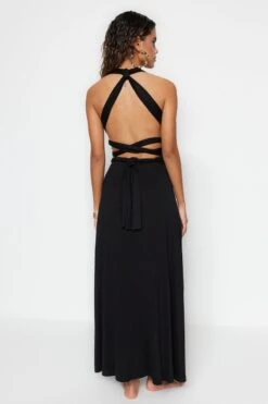 Trendyol Vrouwen Standaard Mouw V-hals Verschuiving Jurk -Trendyo Trendy Winkel 800x1200 560