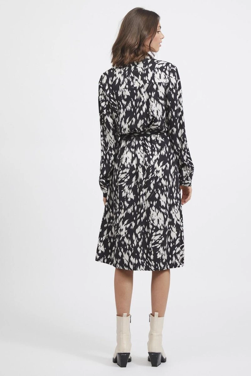 VILA VIGRAFDI L/S SHIRT DRESS/L Dames Jurk - Maat 34 6 VILA VIGRAFDI L/S SHIRT DRESS/L Dames Jurk - Maat 34 - Afbeelding 4