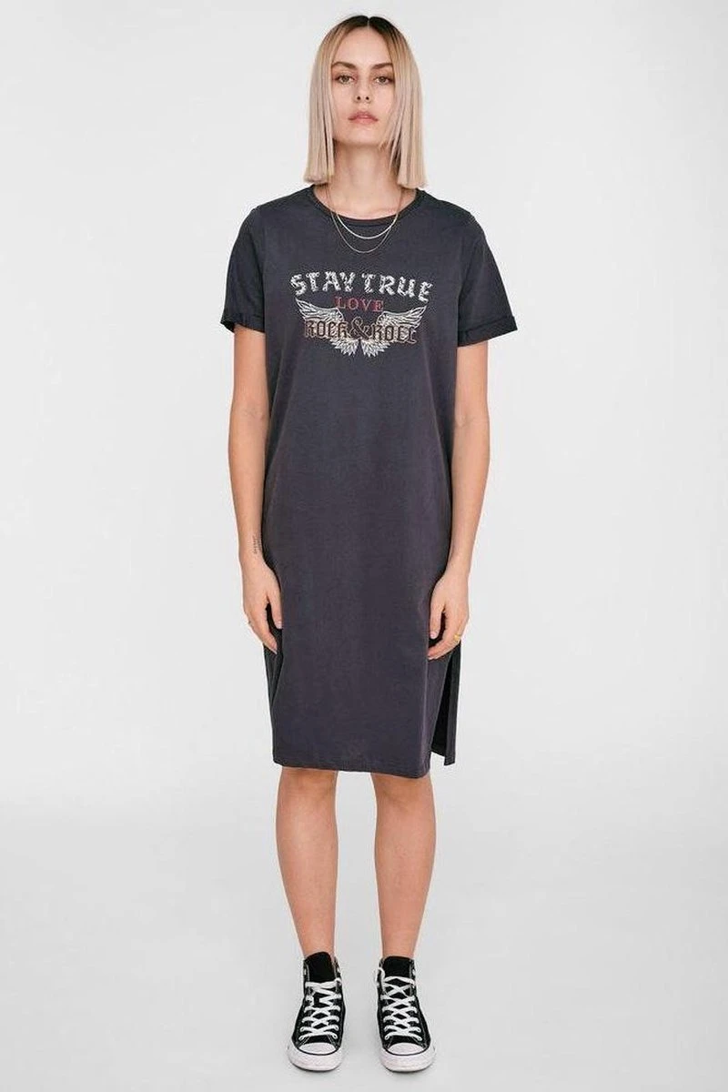 Noisy May NMHAZEL S/S T-SHIRT DRESS Dames Jurk - Maat XS 4 Noisy May NMHAZEL S/S T-SHIRT DRESS Dames Jurk - Maat XS - Afbeelding 2