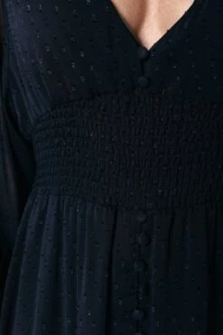 Colourful Rebel Ryan Tape Jurk Zwart Dames - Wijduitlopende Fit - Polyester - XS -Trendyo Trendy Winkel 800x1200 587