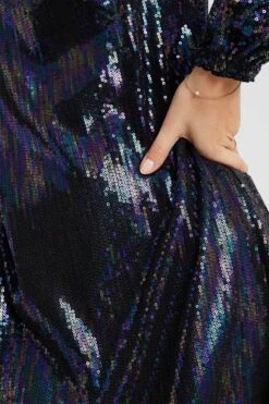 WE Fashion Dames Jurk Met Pailletten -Trendyo Trendy Winkel 800x1200 605