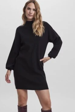 VERO MODA VMNANCY LS FUNNELNECK DRESS GA BOO Dames Jurk - Maat S -Trendyo Trendy Winkel 800x1200 628