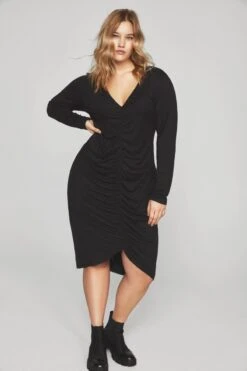 EVOKED VILA VILUANA V-NECK L/S MIDI DRESS/CUR Dames Jurk - Maat 50 7 EVOKED VILA VILUANA V-NECK L/S MIDI DRESS/CUR Dames Jurk - Maat 50 -Trendyo Trendy Winkel 800x1200 637