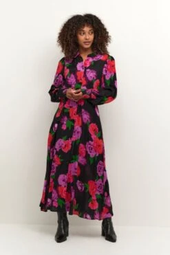 Kaffe KAflorina Shirt Dress Dames Jurk - Maat 38 -Trendyo Trendy Winkel 800x1200 643