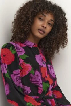 Kaffe KAflorina Shirt Dress Dames Jurk - Maat 38 -Trendyo Trendy Winkel 800x1200 644