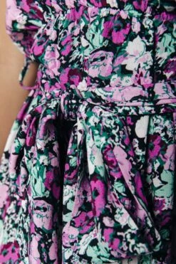 Colourful Rebel Very Scatterood Flower Jurk Rood Dames - Wijduitlopende Fit - Viscose - XS -Trendyo Trendy Winkel 800x1200 695