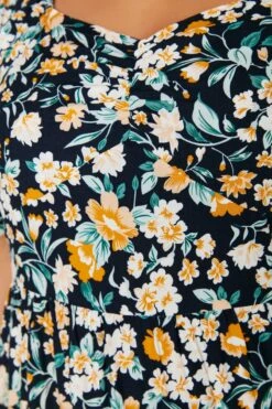 Trendyol Vrouwen Fluit Mouw V-hals Basis Grote Maten Jurk -Trendyo Trendy Winkel 800x1200 708