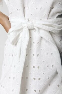 Colourful Rebel Jagger Broodrie Anglaise Jurk Wit Dames - A-lijn - Katoen - M 16 Colourful Rebel Jagger Broodrie Anglaise Jurk Wit Dames - A-lijn - Katoen - M -Trendyo Trendy Winkel 800x1200 718