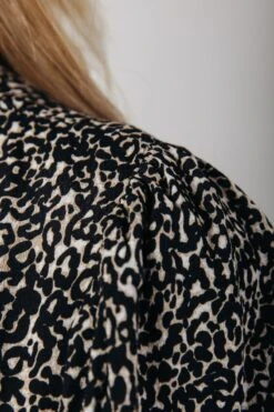 Colourful Rebel Ava Leopard Jurk Beige Dames - Wijduitlopende Fit - Viscose - S -Trendyo Trendy Winkel 800x1200 731