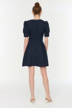 Trendyol Vrouwen Ballon Mouw Cache-coeur A-lijn Jurk 14 Trendyol Vrouwen Ballon Mouw Cache-coeur A-lijn Jurk -Trendyo Trendy Winkel 800x1200 769