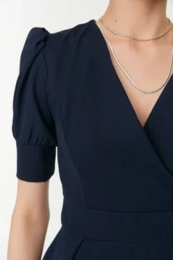 Trendyol Vrouwen Ballon Mouw Cache-coeur A-lijn Jurk 15 Trendyol Vrouwen Ballon Mouw Cache-coeur A-lijn Jurk -Trendyo Trendy Winkel 800x1200 770