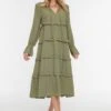 Trendyol Vrouwen Standaard Mouw V-hals A-lijn Jurk -Trendyo Trendy Winkel 800x1200 780