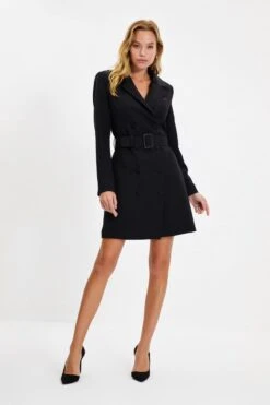 Trendyol Vrouwen Standaard Mouw Reverskraag Blazerjurk Jurk 17 Trendyol Vrouwen Standaard Mouw Reverskraag Blazerjurk Jurk -Trendyo Trendy Winkel 800x1200 813
