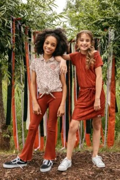 Looxs Revolution 2212-5858-267 Meisjes Jurk - Maat 152 - Rood Van Katoen -Trendyo Trendy Winkel 800x1200 84