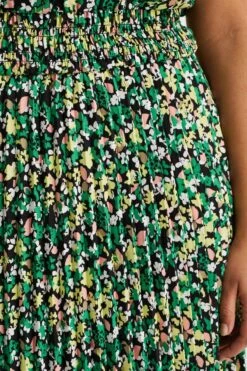 WE Fashion Dames Plissé Jurk - Curve -Trendyo Trendy Winkel 800x1200 842