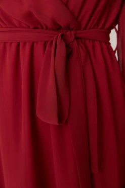 Trendyol Vrouwen Ballon Mouw Cache-coeur Schaatser Jurk -Trendyo Trendy Winkel 800x1200 848