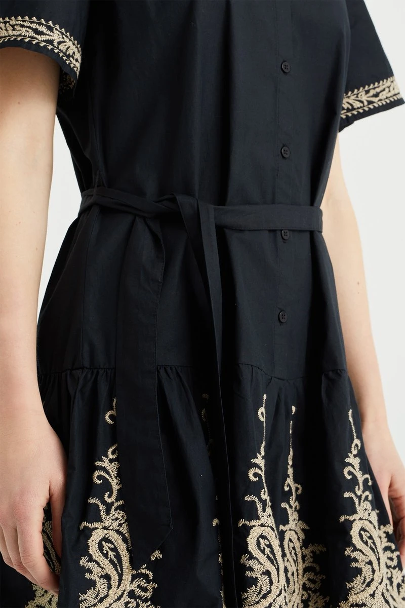 WE Fashion Dames Jurk Met Embroidery 7 WE Fashion Dames Jurk Met Embroidery - Afbeelding 5