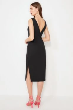 Trendyol Vrouwen Standaard Mouw Boothals Bodycon Jurk -Trendyo Trendy Winkel 800x1200 896