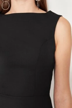 Trendyol Vrouwen Standaard Mouw Boothals Bodycon Jurk -Trendyo Trendy Winkel 800x1200 897