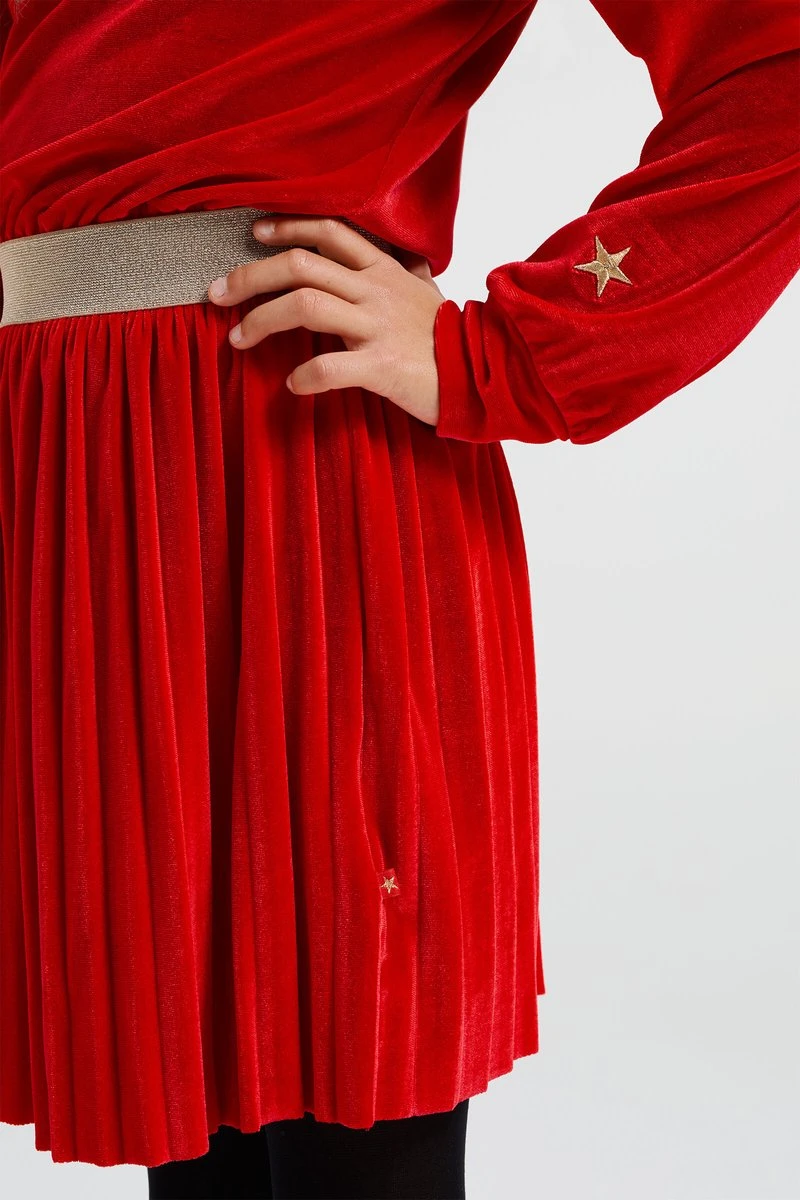 WE Fashion Meisjes Jurk Van Velvet 7 WE Fashion Meisjes Jurk Van Velvet - Afbeelding 5